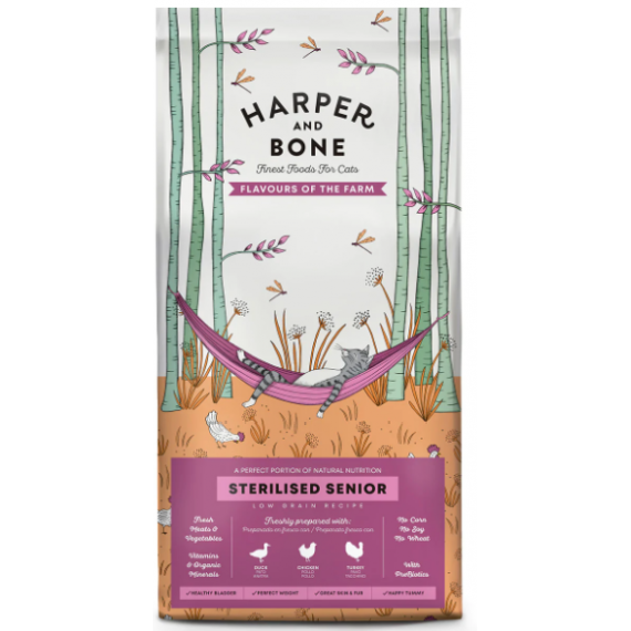 HARPER & BONE Gato Senior Esterilizado Flavours Farm 5KG