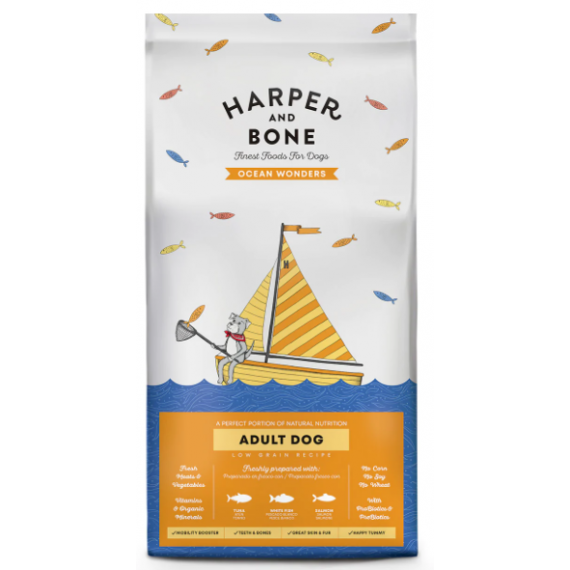 HARPER & BONE Perro Adulto Medium Large Ocean Wonders 2 Kg