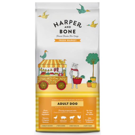 HARPER & BONE Perro Adulto Medium Large Fresh Market 2 Kg