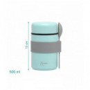 KIOKIDS Termo Papillero Cuchara Azul / Lavanda 500ML Ref: 3597 / 5373