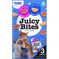 CHURU Gato Snack Bites Pollo y Atun 3X10 Gr