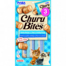 CHURU Gato Snack Bites Atun y Vieira 3X10 Gr