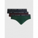 Tripack Slip TOMMY JEANS Azul Marino Granate Verde