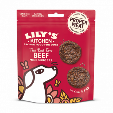 Lilys Dog Ad. Mini Burguers 70 Gr  LILY'S KITCHEN