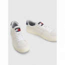 Sneaker TOMMY JEANS Vulcanized Blanco