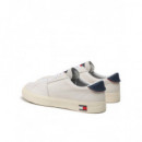 Sneaker TOMMY JEANS Vulcanized Blanco