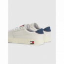 Sneaker TOMMY JEANS Vulcanized Blanco