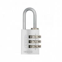 Candado ABUS Aluminio Combinacion 20MM Plata/blistr