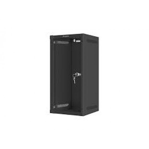 LANBERG Armario Rack 10 12U 280X310 Flat Pack Negro Puerta Cristal