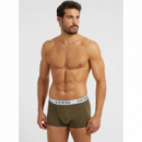 3PACK Boxer GUESS Verde-blanco