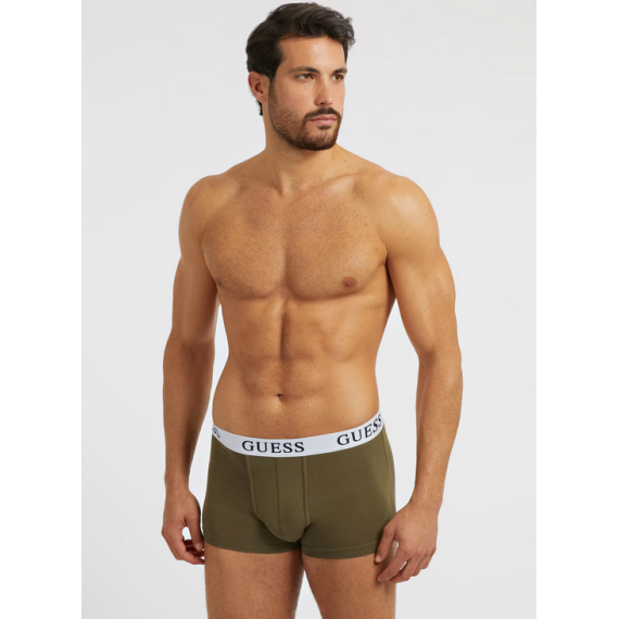 3PACK Boxer GUESS Verde-blanco