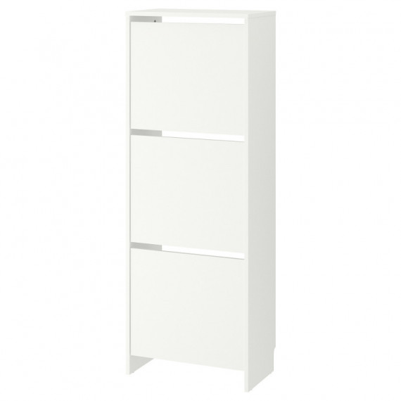 Bissa Zapatero 3 Compartimentos 49X28X135 Blanco  IKEA