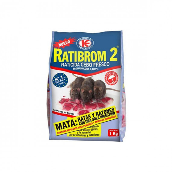 Raticida Ratibrom 2 Cebo Fresco 1 Kilo