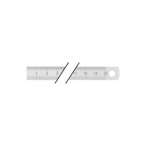 Regla Acero Flexible 1000X18X0.5MM Milimetrada