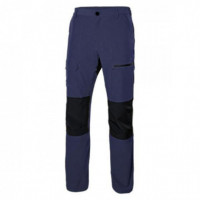 Pantalón Trabajo Trekkin 86%POLI-14%ELAS Azul/negro