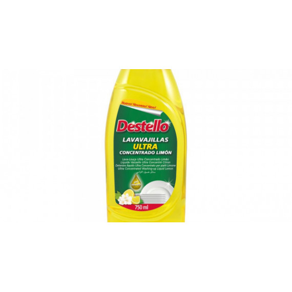 Lavavajillas Destello Ultra Concentrado Limon 750 Ml