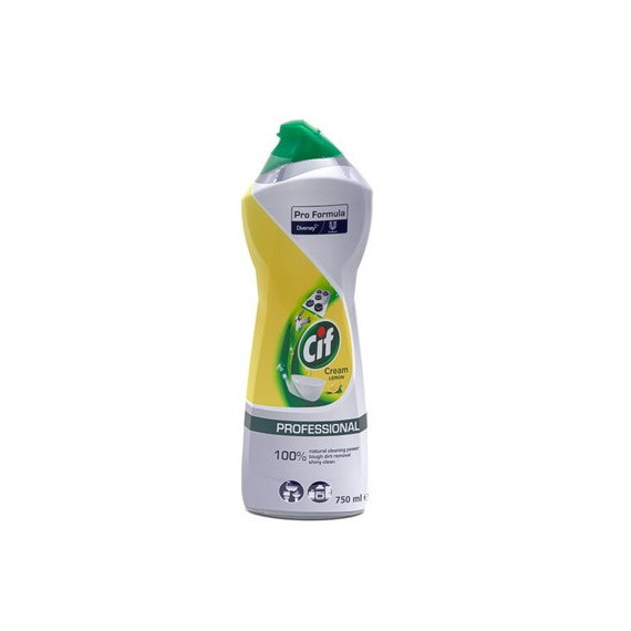 Limpiador Cif Crema Limon 750 Ml