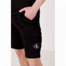 Bermuda CALVIN KLEIN Negra Bolsillo Lateral