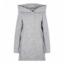 VERO MODA Chaquetas Mujer Abrigo con Capucha Vero Dona