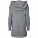 VERO MODA Chaquetas Mujer Abrigo con Capucha Vero Dona