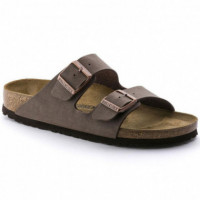Calzado Sandalias BIRKENSTOCK Arizona Birko-flor Nubuck Mocha - Guanxe Atlantic Marketplace
