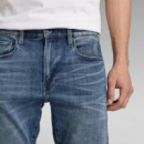 G-STAR RAW DENIM Bermudas 3301 Slim Denim Faded Cascade