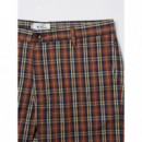 BEN SHERMAN Bermudas Heritage Check Brick Red
