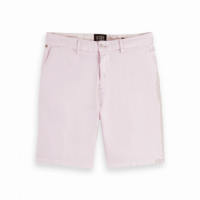 SCOTCH & SODA Bermudas Stuart de Algodón Pima Tiñéndolos en Prenda Pink Icon
