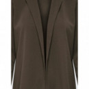 JACQUELINE DE YONG Chaquetas Mujer Blazer Geggo Chocolate Brown