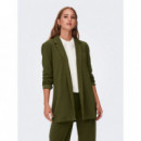 JACQUELINE DE YONG Chaquetas Mujer Blazer Geggo Dark Olive