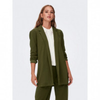 JACQUELINE DE YONG Chaquetas Mujer Blazer Geggo Dark Olive