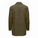 JACQUELINE DE YONG Chaquetas Mujer Blazer Geggo Dark Olive