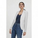 Chaquetas Mujer Blazer ICHI Kate Cloud Dancer
