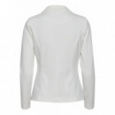 Chaquetas Mujer Blazer ICHI Kate Cloud Dancer
