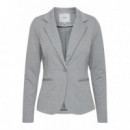 Chaquetas Mujer Blazer ICHI Kate Grey Melange