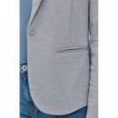 Chaquetas Mujer Blazer ICHI Kate Grey Melange