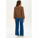 SUGARHILL BRIGHTON Blusas y Camisas Blusa Henna Frill Tan Animal Floral