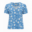 SUGARHILL BRIGHTON Blusas y Camisas Blusa Viola Blue Vintage Block Floral