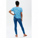 SUGARHILL BRIGHTON Blusas y Camisas Blusa Viola Blue Vintage Block Floral