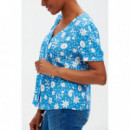 SUGARHILL BRIGHTON Blusas y Camisas Blusa Viola Blue Vintage Block Floral