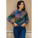 SUGARHILL BRIGHTON Blusas y Camisas Camisa Catrina Multi Cascading Daisies