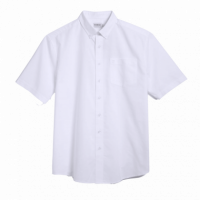 FARAH Camisas Camisa Oxford Manga Corta Drayton Blanca