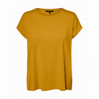 VERO MODA Camisetas Mujer Camiseta Básica Aware Golden Yellow - Guanxe Atlantic Marketplace