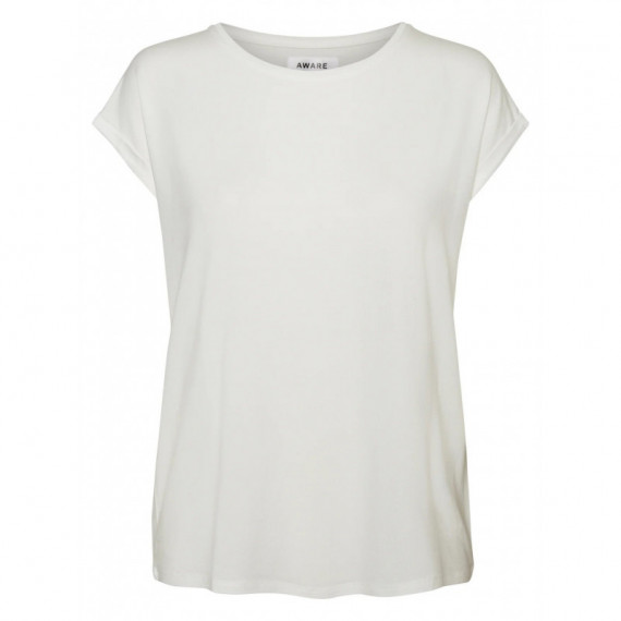 VERO MODA Camisetas Mujer Camiseta Básica Aware Snow White