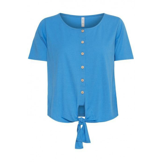 BLENDSHE Camisetas Mujer Camiseta Botones Como