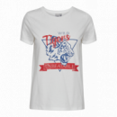 ICHI Camisetas Mujer Camiseta Camino