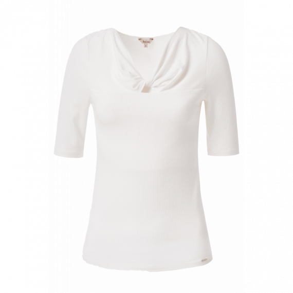 SALSA JEANS Camisetas Mujer Camiseta con Detalle de Nudo en el Escote