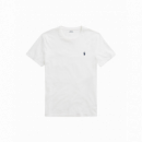 Camisetas Hombre Camiseta POLO RALPH LAUREN de Punto Custom Slim Fit Blanca