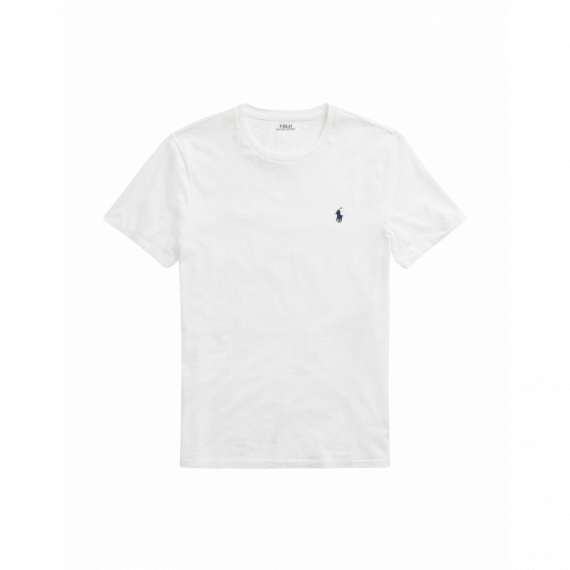 Camisetas Hombre Camiseta POLO RALPH LAUREN de Punto Custom Slim Fit Blanca