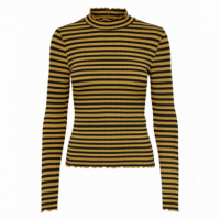 JACQUELINE DE YONG Camisetas Mujer Camiseta Manga Larga Fransiska Dried Tobacco